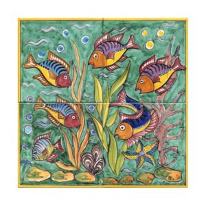 pannello-maiolica-fondale-marino-verde-ramina-vp7072-40x40