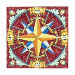 pannello-maiolica-rosa-dei-venti-capri-rosso-vp14276-40x40